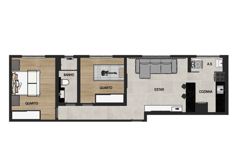 residencial marselha - planta 102